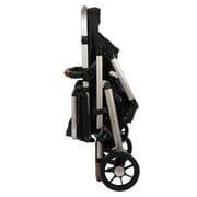 Monbebe 6 in 1 Modular Infant & Toddler Travel System Stroller, Black & Gold II