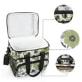 thumbnail image 6 of FORMRS Insulated Cooler Bag 24 Cans Capacity Soft Leakproof Lunch Box with Side Pockets, Retro Flower Print, 6 of 7
