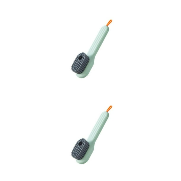 Matsuzay 2 uds. De cepillos para zapatos, cepillos de líquido de llenado automático para el hogar, cepillos de mango largo, dispensador de Verde 2piezas