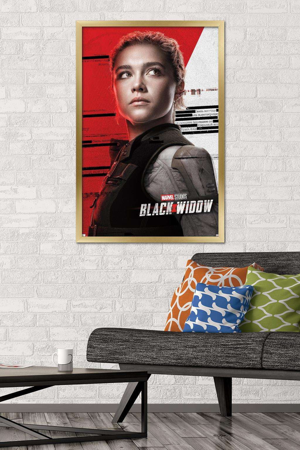 Marvel Cinematic Universe - Black Widow - Yelena Pose Wall Poster, 22.375" x 34", Framed