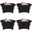 Black-5 FT (60 in), variant on Round Spandex Tablecloth Black 5 FT (60 in) For Wedding Banquet Birthday Party