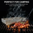 thumbnail image 6 of WADEO Pellet Smoker Box, Cold Smoke Generator with Brush&Hooks for Hot or Cold Smoking, Meat, Fish, Cheese, 6 of 7