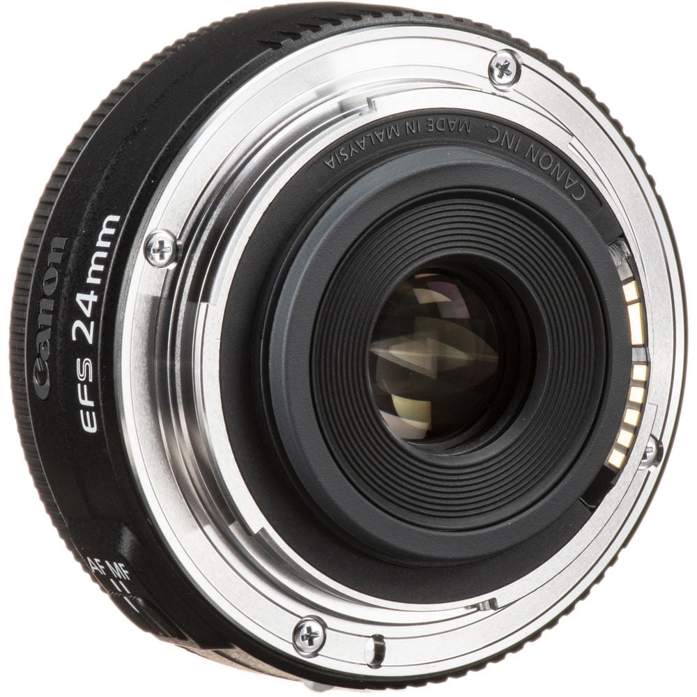 Canon EF-S 24mm F/2.8 STM Lens (9522B002) + Filter Kit + Cap