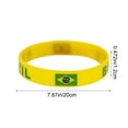thumbnail image 3 of Silicona de la bandera de fútbol mundial con colores de EE. UU., Canadá México – Pulsera de regalo de fútbol 2026 para soporte en el día del partido, 3 of 6