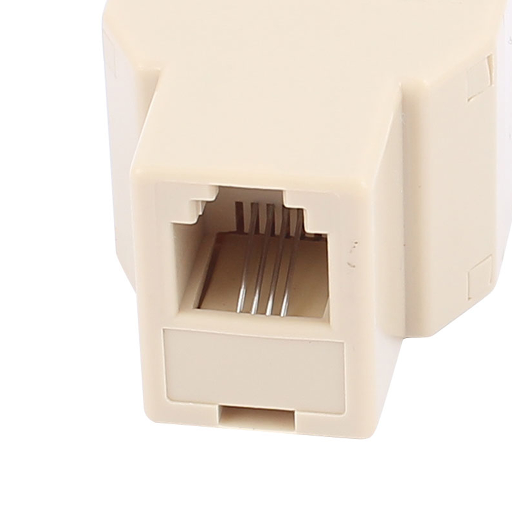 Unique Bargains 3 Way RJ11 6P4C Telephone Extension Connector Phone Jack Adapter Splitter