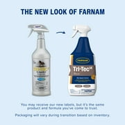 Farnam Tri-Tec 14 Fly Repellent for Horses, Kills, Repels, Protects, 32 Ounces