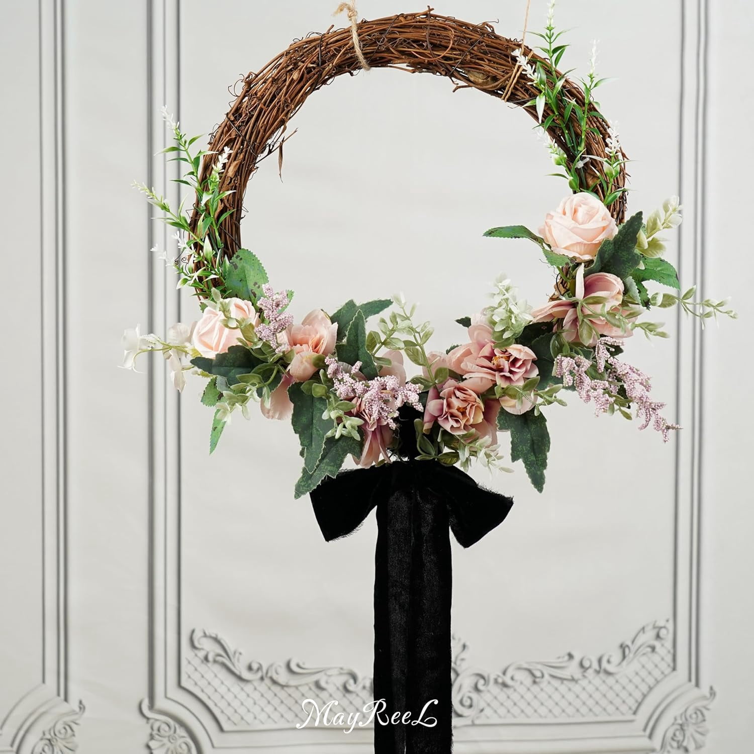 2 Inch Black Velvet Ribbon Hand Torn Ribbon Silk Frayed Edge for Bridal Bouquets Invitations Wedding Vow Books Gift Baskets Hair Bows 3 Yards