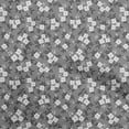 thumbnail image 1 of oneOone Polyester Spandex Gray Fabric Floral Craft Projects Decor Fabric Printed By The Yard 56 Inch Wide, 1 of 4