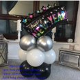thumbnail image 3 of Decoraciones de Feliz Año Nuevo 2025 Caja de regalo de botella de champán de Año Nuevo Globos de aluminio de oso para suministros de fiesta de Nochevieja de Navidad, 3 of 5