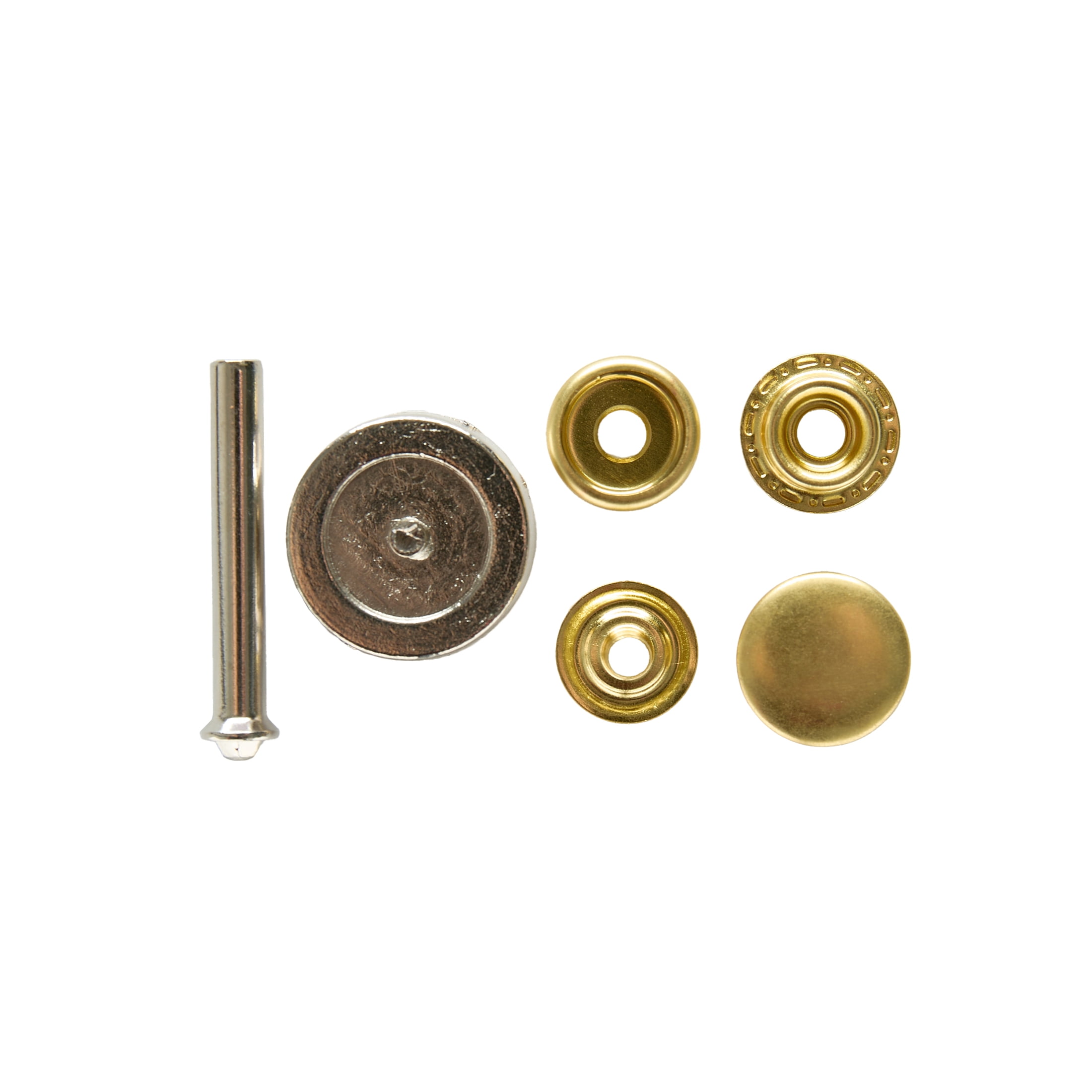 Hello Hobby 7-Piece Gold Snap Fasteners Kit