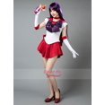 thumbnail image 4 of Disfraz de Sailor Mars Hino Rei para cosplay, vestido, guantes, lazos, traje rojo, peluca, mp000570, 4 of 5