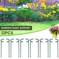 thumbnail image 1 of 12Pcs Plant Supports Stake Half  Garden Plant Support Green Set, 1 of 9