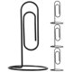 thumbnail image 1 of unbranded 4Ud Sujetapapeles Negro De Metal Para Notas Y Carteles Con Soporte De, 1 of 8