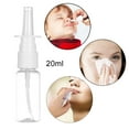 thumbnail image 2 of 10Pcs Refillable Nasal Spray Bottles with Pipette, Funnel and Labels - 20ml Clear Plastic Versatile Mist Sprayers Atomizers Makeup Water Containers for Travel Outdoor, 2 of 6