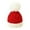 Red, variant on DFEK Festive Santa Knitted Winter Hat for Adult Men and Women Cozy Christmas Cap Green One Size