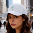 thumbnail image 4 of VLOOCKLW Embroidered Baseball Cap Handmade Flower Design Unisex Fashion Sun Hat Lightweight Outdoor Travel Daily Casual Caps, 4 of 4