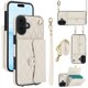 thumbnail image 1 of iPhone 16 RFID Para Que Bloquea la Funda Protectora para Billetera, Funda Tapa Magnética, Bolsillo con Ranuras para Múltiples Tarjetas con Correa para el Hombro y Correa para la Muñeca Desmontables, 1 of 8