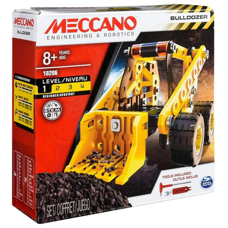 Bulldozer Erector Set Meccano Building Set by Meccano Erector 3157