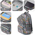thumbnail image 4 of Australian Shepherd and Floral Backpack for School, Cute School Bag with Adjustable Shoulder Straps and Padded Back, 16.9"x12.6"x5.9", 4 of 5