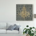 thumbnail image 3 of Trademark Fine Art 'Gilt Chandelier IV' Canvas Art by Jennifer Goldberger, 3 of 4
