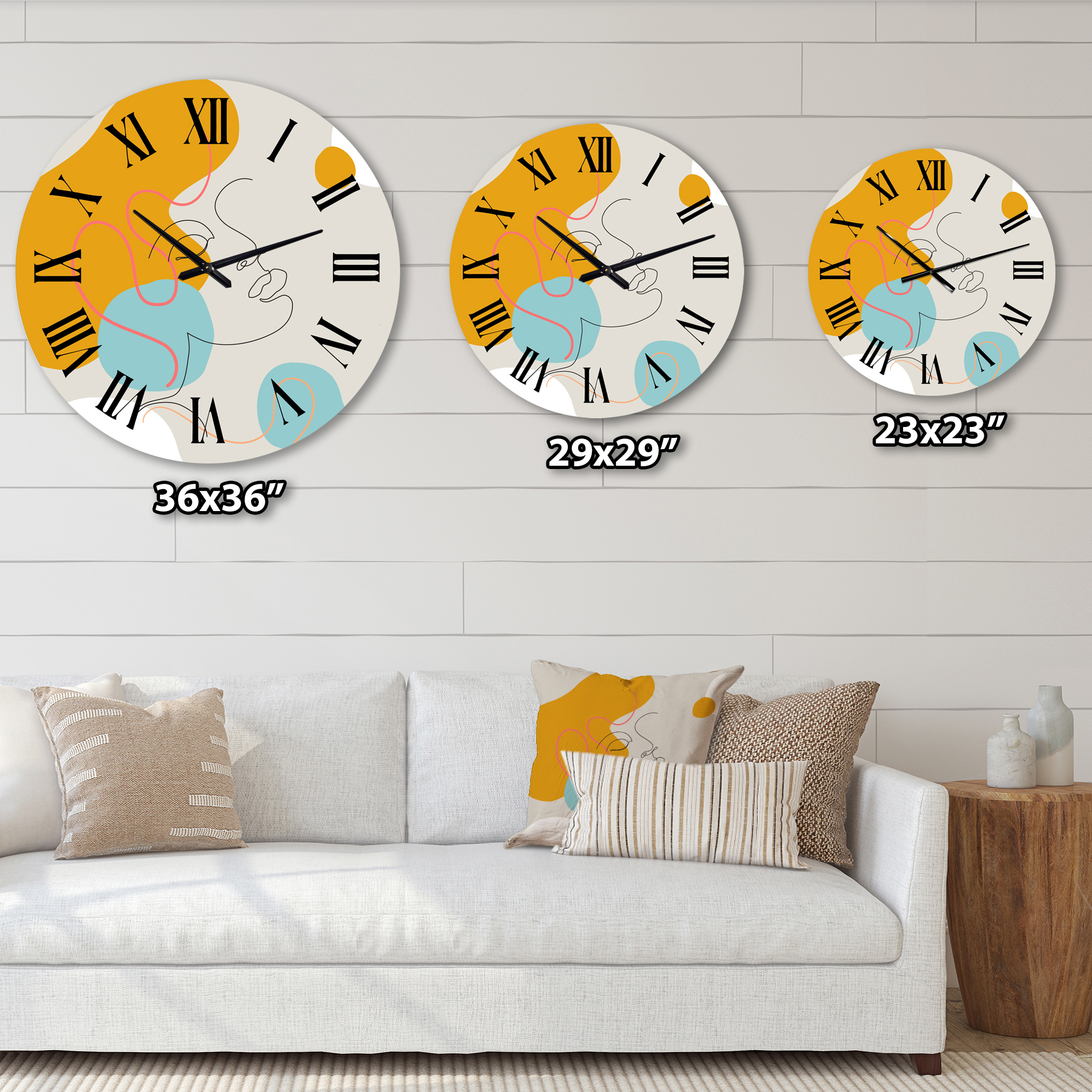 Designart 1 in Quartz Modern/Contemporary Wall Clock