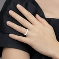 thumbnail image 5 of Platinum 4.2mm Lightweight Comfort-Fit Wedding Band Size 6 - Ring Size 6.0, 5 of 7