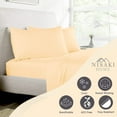 thumbnail image 2 of Nisaki Cotton Twin XL Sheets Set Apricot Orange, 100% Long Staple Combed Cotton Sheets with 15 inch Deep Pocket (Apricot Orange Bed Sheets Twin XL), 2 of 4