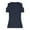 Navy, variant on Raeneomay Off Shoulder Tops for Women Women Summer Sexy T-Shirt Cold Shoulder Pullover Blouse V-Neck Short Sleeve Solid Tops