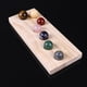 thumbnail image 3 of 7x Bolas de Cristal Hechas a Mano con Base de Madera Figuras Colectivas para, 3 of 8