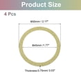 thumbnail image 2 of Uxcell Magnetic Adapter Ring, Magnetic Wireless Charger Conversion Kit Gold, 2 of 8