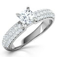 thumbnail image 4 of 2.48 Ct Solitaire Round Diamond Wedding Rings for her Solid 950 Platinum, 4 of 9