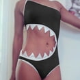 thumbnail image 2 of Womens Suit Shark Design Swimsuit Swimsuit Bathing Swimwears, 2 of 8