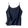 thumbnail image 2 of GHIIYER Sleeveless V Neck Tank Tops for Women with Pockets Solid Casual Blouses Camisole Top Size L, 2 of 7