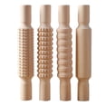 thumbnail image 1 of 4Pcs Pottery Texture Roller Multi-functional Mud Rolling Stick Pottery Clay Roller for Pottery Clay, 1 of 4
