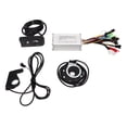 thumbnail image 2 of Electric Motor Controller, 3 Mode 24V 36V 48V Electric Bike Conversion Controller Kit 17A ABS LED-S810 Panel With Thumb Throttle For Electrocar, 2 of 8