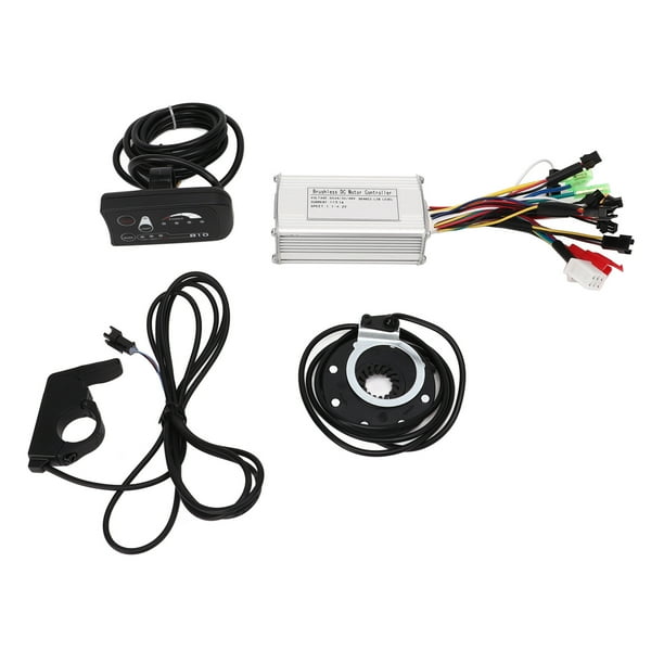 Accesorios para bicicletas eléctricas, conversión de bicicletas 17A 3 Kit de controlador de conversión de bicicletas eléctricas Controlador de onda sinusoidal para bicicletas eléctricas adaptado para la perfección
