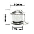 thumbnail image 4 of PAMINGONO 3Pcs Chic Stainless Steel Tea Leaker Assorted Color Modern Design Tea Infuser for Home Use, 4 of 8
