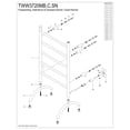 thumbnail image 5 of Kingston Brass TWW3720MB Templeton Freestanding/Wall Mount Hardwired or Plug-In Towel Warmer, Matte Black, 5 of 5