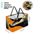 thumbnail image 2 of Crocodile Large Foldable Oxford Cloth Storage Basket Toy Basket Storage Box, 2 of 7