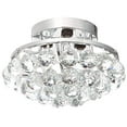 thumbnail image 2 of Elegant Lighting Corona 10" 3 Light Royal Crystal Flush Mount, 2 of 4