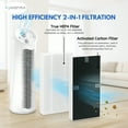 thumbnail image 5 of Nispira U Filter HRF201B Replacement 2-in-1 HEPA Activated Carbon For Honeywell Febreze Air Purifier FRF102B FRF101B | FHT190 FHT180 FHT170 HHT270 HHT290 | Removes Smoke, Pollen, Dust | 1 Pack, 5 of 7