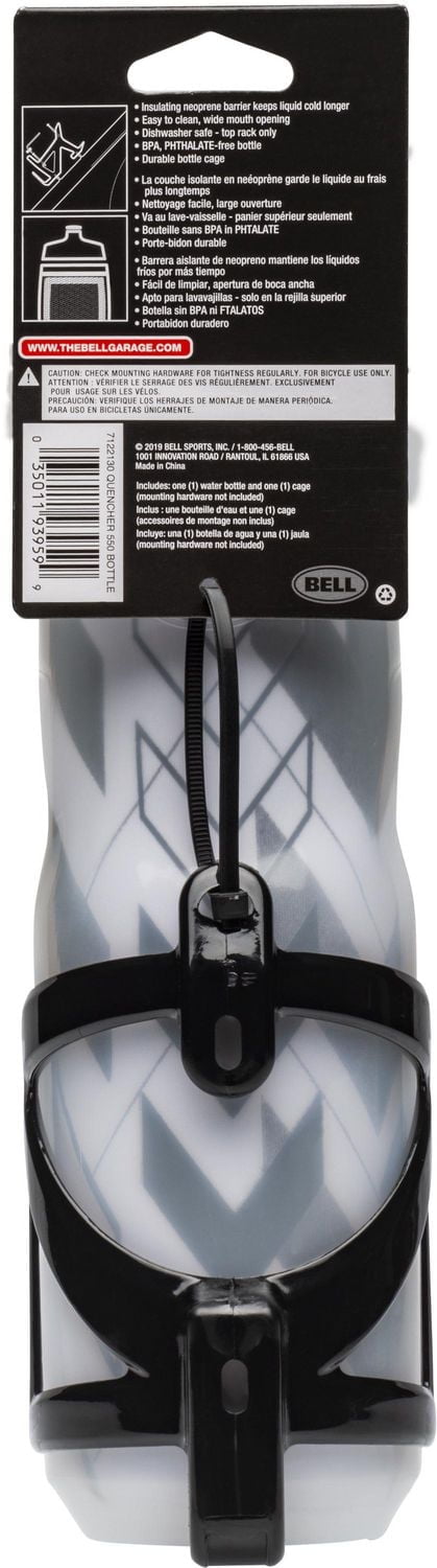 Bell Sports Quencher 550 Water Bottle, 20 oz (591 mL)