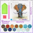 thumbnail image 7 of SUNNYPIG 5D Diamond Art for 8 9 10 11 12 Years Old Teens, Crafts Gifts for Adult Kids Age 9-13 Paint by Numbers for Children Elephant Painting Kits for 10 11 13 Years Old Girls Boys, 7 of 7