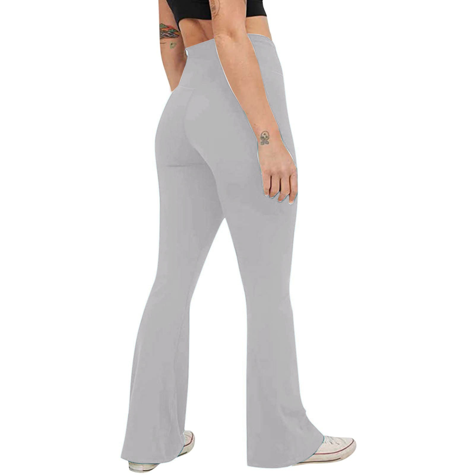  lemonsky Women's Flare Yoga Pant Cossover High Waisted