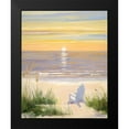 thumbnail image 2 of Swatland, Sally 12x14 Black Modern Framed Museum Art Print Titled - Beach at Sunset II, 2 of 5