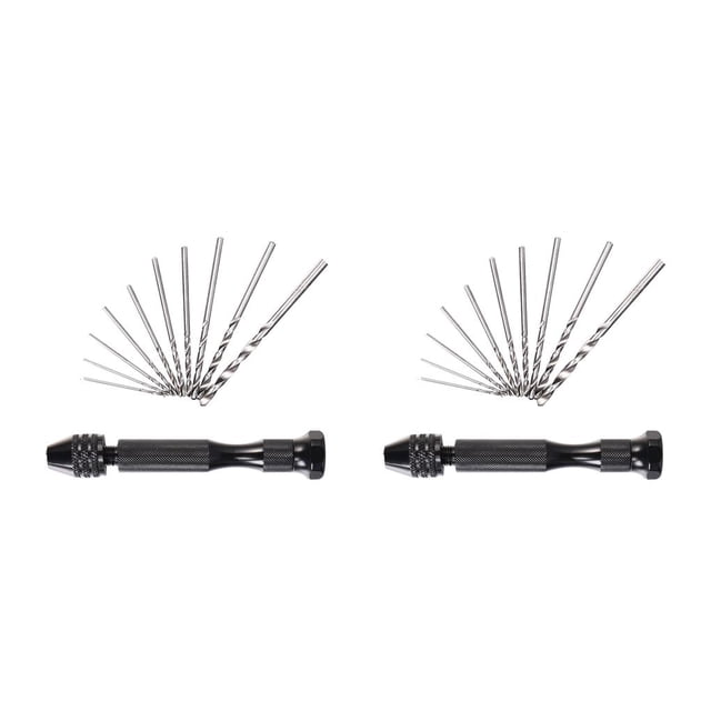Speravity Microbrocas helicoidales Kit de herramientas manuales precisas Perforación de carpintería Herramientas rotativas de tamaño compacto Llavero de Type4 NO4 Speravity CBP228002