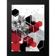 thumbnail image 2 of Urban Epiphany 11x14 Black Modern Framed Museum Art Print Titled - RED Abstract 1, 2 of 5