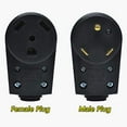 thumbnail image 2 of Wadoy 30 Amp RV Plug Male and Female Plug Set Upgraded with Handle Receptacle Plug Electrical Plug Adapter 55245, 2 of 6