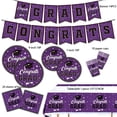 thumbnail image 2 of IROINID Party Supplies and Decorations,Graduation Party Decorations,Graduation Season Themed Party Disposable Tableware Paper Plates Paper Cups Paper Napkins Tablecloths Decorations 6-Piece Set, 2 of 6