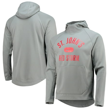 Men's Nike Charcoal St. Johns Red Storm Spotlight Raglan Pullover Hoodie